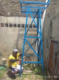 Ada banyak cara yang dilakukan oleh masyarakat mulai dari menaruhnya di lantai dua, namun untuk mereka yang memiliki rumah dengan hanya satu lantai biasanya memakai model cor, akan tetapi cara tersebut bisa. Jual Menara Tiang Toren Air Tinggi 2 5 Meter 1000 Liter Di Lapak Lka Mandiri Teknik Bukalapak