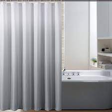 Grey and white shower curtains. Bermino Textured Fabric Bath Shower Curtain Ombre Shower Curtains For Bathroom With 12 Hooks 70 X 72 Inch Grey Gradient Amazon In Home Kitchen