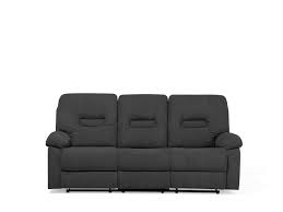 We hold thousands of leather and fabric recliners in stock for uk wide delivery. 3 Seater Fabric Recliner Sofa Grey Bergen Furniture Lamps Accessories Up To 70 Off Avandeo Online Store