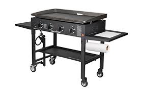 Blackstone 1819 griddle and charcoal combo, black. Blackstone Outdoor Flat Top Gas Grill Griddle Station New Deal