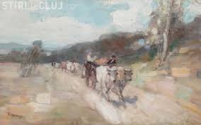 „car cu boi este o lucrare în ulei, care se încadrează în picturile tradiţionale ale ţării noastre. Pictura Carul Cu Boi A Pictorului Grigorescu ExpusÄƒ La Cluj Stiri De Cluj