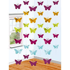Hangedeko Butterfly 210 Cm 6 Stk Dekohanger Schmetterling Girlanden Sommerdeko Dekoration Zum Aufhangen Fru Hochzeitswand Dekoration Hangende Dekorationen