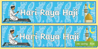 Hari raya aidil adha, hari raya qurban. Free Sepanduk Aidiladha Hari Raya Haji Teacher Made