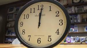 The clock mounts flush to the wall with 3m double stickies which don't hurt the paint, and exposes the wall inside the clock, to. How To Setup An Analog Atomic Wall Clock Youtube