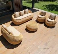 Outdoor Garden Furniture Sets Courtyard Terrace Sofa Chair and Table Set  Leisure Homestay Balcony PE Rattan Sofa Combination G - AliExpress