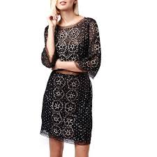 Topshop Embellished Body Con Dress 168 Liked On Polyvore Featuring Dresses Black 2 Piece Bodycon Dress Bla Dresses Black Beaded Dress Nordstrom Dresses