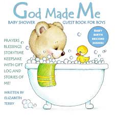 I have been to many baby showers, and i've even had an opportunity to throw one for my sister. Baby Shower Guest Book For Boys God Made Me Prayers Blessings Storytime Keepsake With Gift Log And Stories Of Me Christian Baby Book Catholic Baby Book Baby Book Christian Volume 1 Elizabeth
