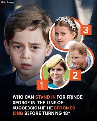 Who can stand in for the boy in the line of succession?