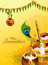 Krishna janmashtami is a hindu traditional festival celebrated of lord krishna's birthday called janmashtami or krishnaashtami. Happy Krishna Janmashtami Gruss Hintergrund Lizenzfrei Nutzbare Vektorgrafiken Clip Arts Illustrationen Image 83176413