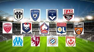 liɡ œ̃) или чемпиона́т фра́нции по футбо́лу (фр. Prozvisha Futbolnyh Klubov Francii Liga 1 Liga 2 Betadvise