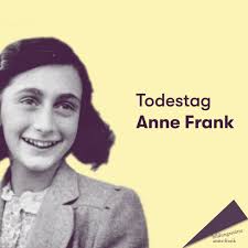 Die weltweit berühmteste ikone gegen den holocaust starb mit 15 jahren. Bildungsstatte Anne Frank Todestag Anne Frank Facebook