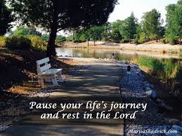 Image result for images resting in jesus presence