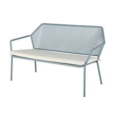 Mobilier De Jardin Banquette Jardin Coussin Blanc Et Banquette