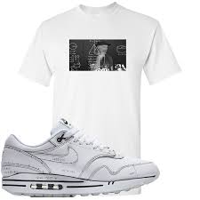 Nike Air Max 1 Sketch To Shelf White Sneaker Hook Up Tinker Thinker Wh Cap Swag