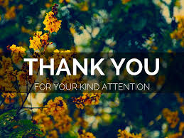 Thank you slide for ppt nature. Thank You For Your Attention Slide