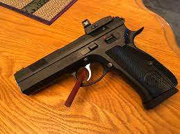 My top 3 upgrade choices for personalizing and modifying a stock cz 75 tactical sports. Cz 97b With Some Cgw Upgrades Czfirearms