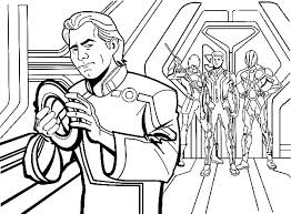 Tron Legacy Kevin Flynn Betrayed By Clu Coloring Pages Color Luna Di 2020