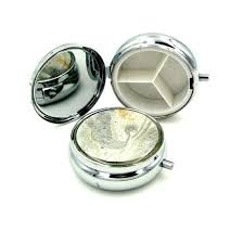 Birth Control Pill Holder Circle Pill Organizer Small Pill Box Pill Case Pill Container Pill Holder Pill Storage Trinket Box Or Keepsake Box Pill Case Pill Organizer Purse Essentials