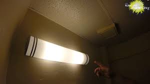 How To Remove Light Cover Plastic Flourescent Vanity Fixture To Clean Change Flickering Burnt Bulbs Youtube