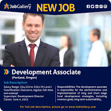 Development Associate Administrative Jobs Marketing Jobs Job Opening