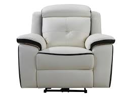 Faites vos choix de fauteuil cuir blanc parmi les produits de nombreuses marques et voir le produit. Fauteuil Relax Electrique Cuir Angelique Blanc Anthracite