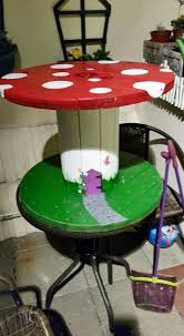 Cable Reel Fun Kids Table Cable Reel Wooden Cable Reel Spool Tables