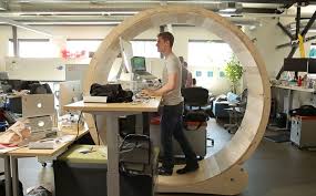 Hamster Wheel Desk Innovative Office Furniture Or Snarky Capitalist Satire Treadmill Desk Diy Standing Desk Stand Up Desk