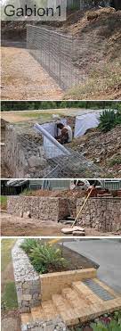 Pin By Aaronisha On Gabion Ideas Gabion Wall Landscaping Retaining Walls Garden Steps