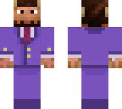 His first appearances were from numerous livestreams from the members on the earlier dream smp streams. Purple Suit Jschlatt With Horn Dream Smp Non Shaded Minecraft Skin
