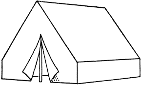 Hang around with this mischievous monkey blast off into outer space to explore new frontiers. Camping Tent Clip Art Sketch Coloring Page Clip Art Clipart Black And White Tent