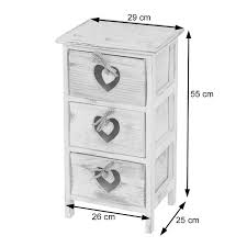 Dani is a norwegian game developer, he mainly uses c# and unity to develop his games such. Kommode Forli Schubladenkommode Schrank 3 Schubladen Mit Herzen 55x29x25cm Shabby Look Vintage Weiss