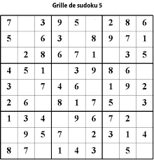 Web sudoku fournit également de puzzles de sudoku aux journaux, magazines, livres et sites web consacrés au sudoku. Imprimer La Grille 5 De Sudoku Primaire Cycle 3