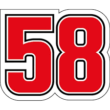 Logo Of Marco Simoncelli 58 Adesivi Motogp Immagini