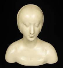 Rookwood Pottery Bust Of Beatrice, 1929, H 7.5", W 8"