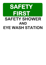 Download your log sheet templates: Safety Shower And Eyewash Sign Template Printable Pdf Download