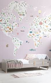 Wallpaper Is The Perfect Means To Transition With Your Child Limitless Walls Girls Bedroom Wallpaper Girls Room Wallpaper Baby Girls Bedroom Ideas Nurseries