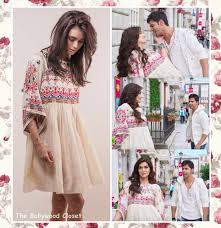 Kriti Sanon In Nina Kaufmann White Embroidered Dress Casual Indian Fashion Fashion Attire