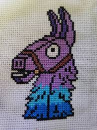 Fortnite Llama Cross Stitch Pattern Pdf Only Cross Stitch Cross Stitch Patterns Stitch Patterns