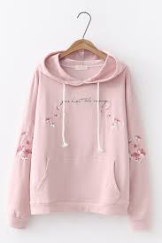 Welcome to h&m, your shopping destination for fashion online. Girls Long Sleeve Letter Floral Embroidered Cotton Pullover Hoodie Beautifulhalo Com