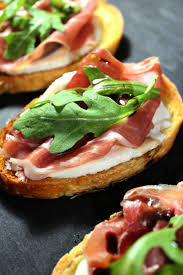 Prosciutto Mozzarella Bruschetta Forks N Flip Flops Recipe In 2020 Food Bruschetta Prosciutto