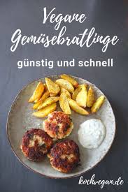 Selbstgemachte Gemusebratlinge Gunstig Und Schnell Koch Vegan In 2020 Gunstige Vegane Rezepte Gemusebratlinge Gesunde Vegane Rezepte