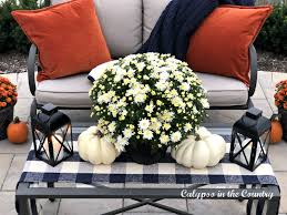 Here are 15 simple and sophisticated ways to decorate your home every item on this page was chosen by a town & country editor. Simple And Cozy Ideas For Fall Outdoor Decorating Calypso In The Country
