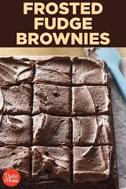 Frosted Fudge Brownies Fudge Brownies Fudge Brownie Recipe Desserts