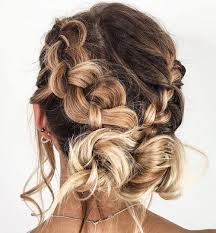 Cornrows, micro braids, fishtail, blocky, black braided buns, twist braids, french braids and more are at your layout. Two Braided Hairstyles To Try This Summer Diy Darlin Thick Hair Styles Braids For Short Hair Prom Hairstyles For Short Hair