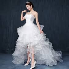 A full length wedding dress isn't for everyone, and if the thought of a long flowing wedding gown sends shivers down your spine, then a short wedding dress could be for you. 2019 Autumn New Style Short Short Tail Bride Wedding Dress Fluffy Skirt Studio Theme Small Skirt Wedding Dress D83 Zoppah Com Zoppah Online