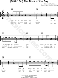 Can i print my music and make copies? Otis Redding Sittin On The Dock Of The Bay Sheet Music For Beginners In C Major Download Print Sku Mn0136531