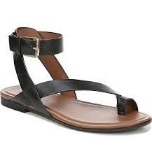 Black Ankle Strap Sandals Flat Free Shipping And Returns On Naturalizer Tally Ankle Strap Sandal Women At Nordstrom Com P Wi Leather Sandals Women Strap Sandals Women Ankle Strap Sandals