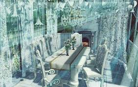 The model is made from natural wood. Second Life Marketplace Aphrodite Versalles Baroque Dining Table Boxed Copy 1 1