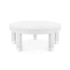 Onekingslane.com offers a trove of luxury coffee tables. Bungalow 5 Dakota Large Round Coffee Table White