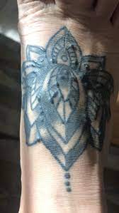 Its just my skin, as you can see in the picture i posted. Bumps On Black Ink Initiation Last Sparrow Tattoo